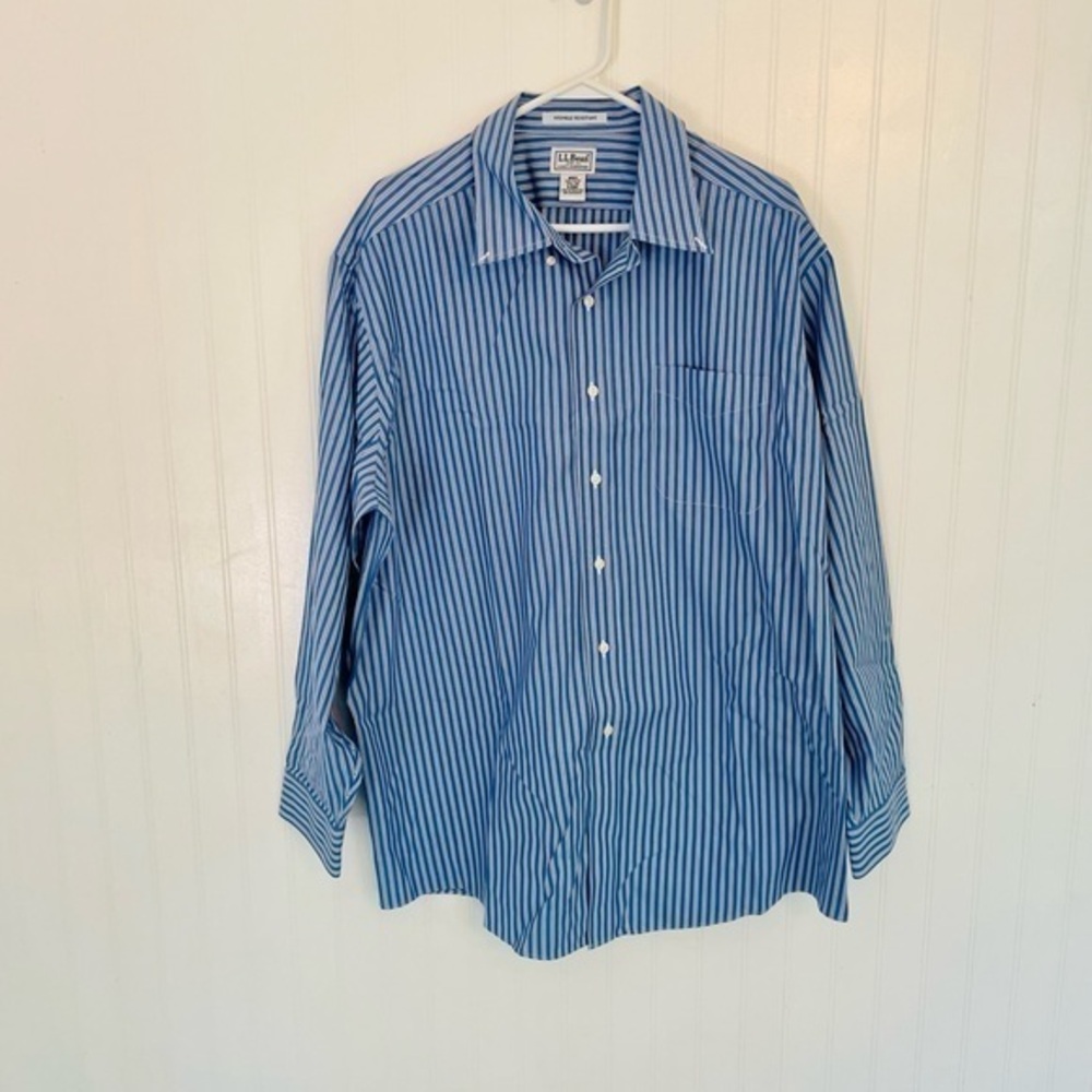 LL Bean dress shirt - 17.5 - 34